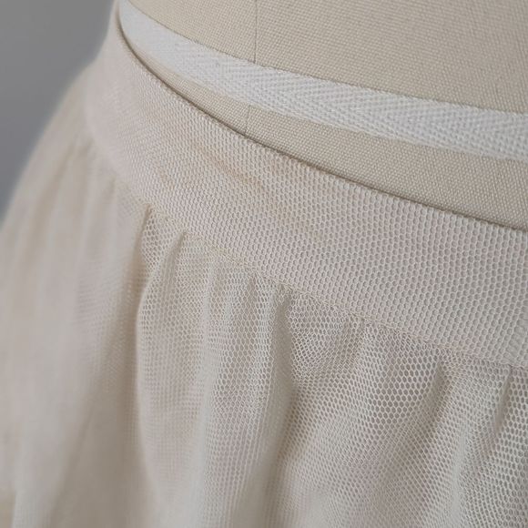Cream cotton and silk Escada circle skirt 36 / S - Picture 12 of 14